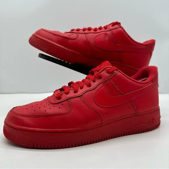 Nike Air Force Mens AF1 '07 LV8 University Red Low Shoe